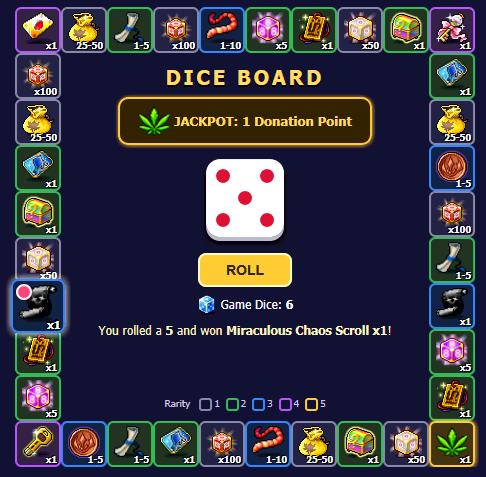 The Dice Board
