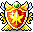 Red Leaf High Gold Badge